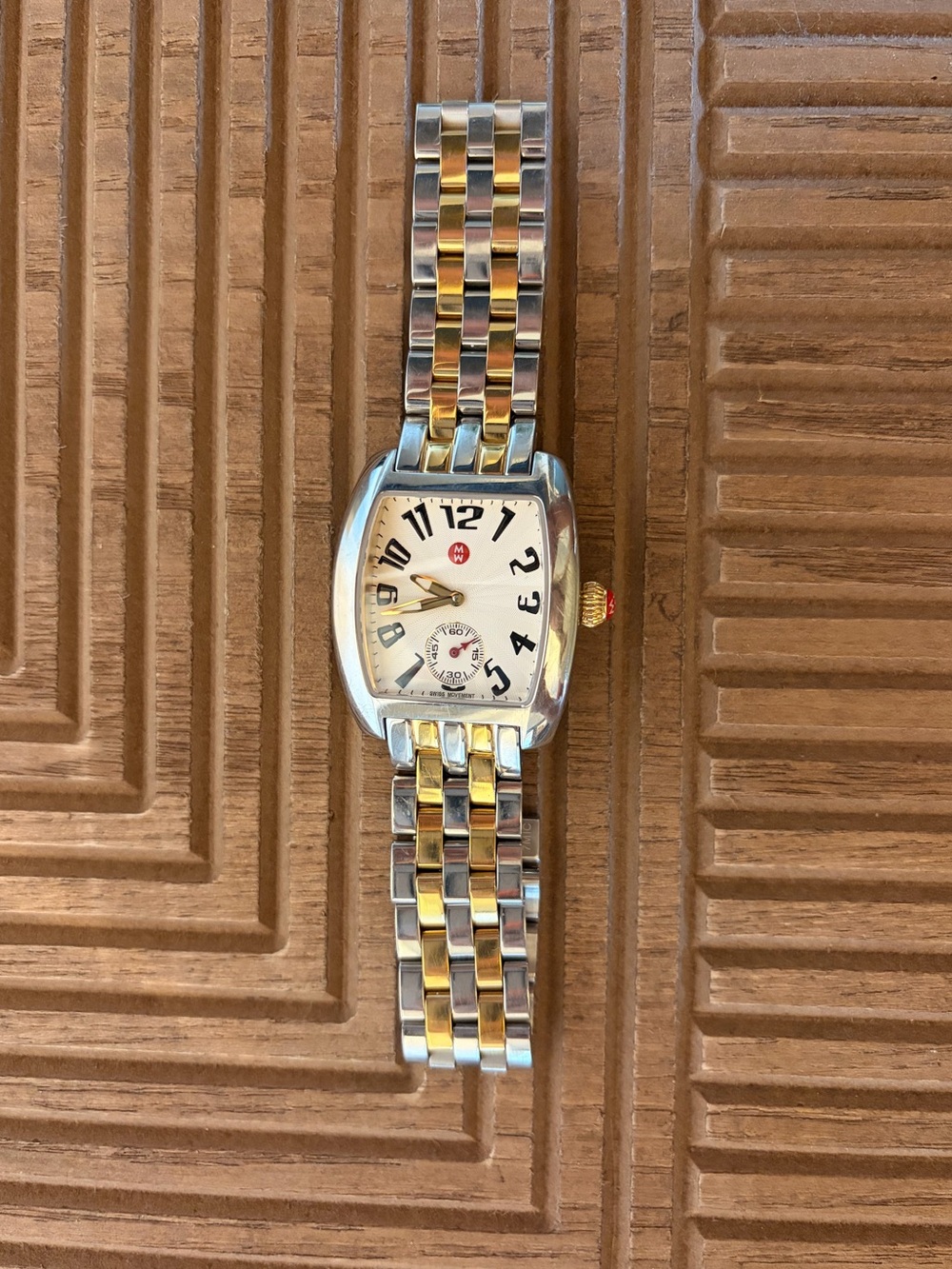 Michele Urban Mini Two-Tone Bracelet Watch - Picture 1 of 6